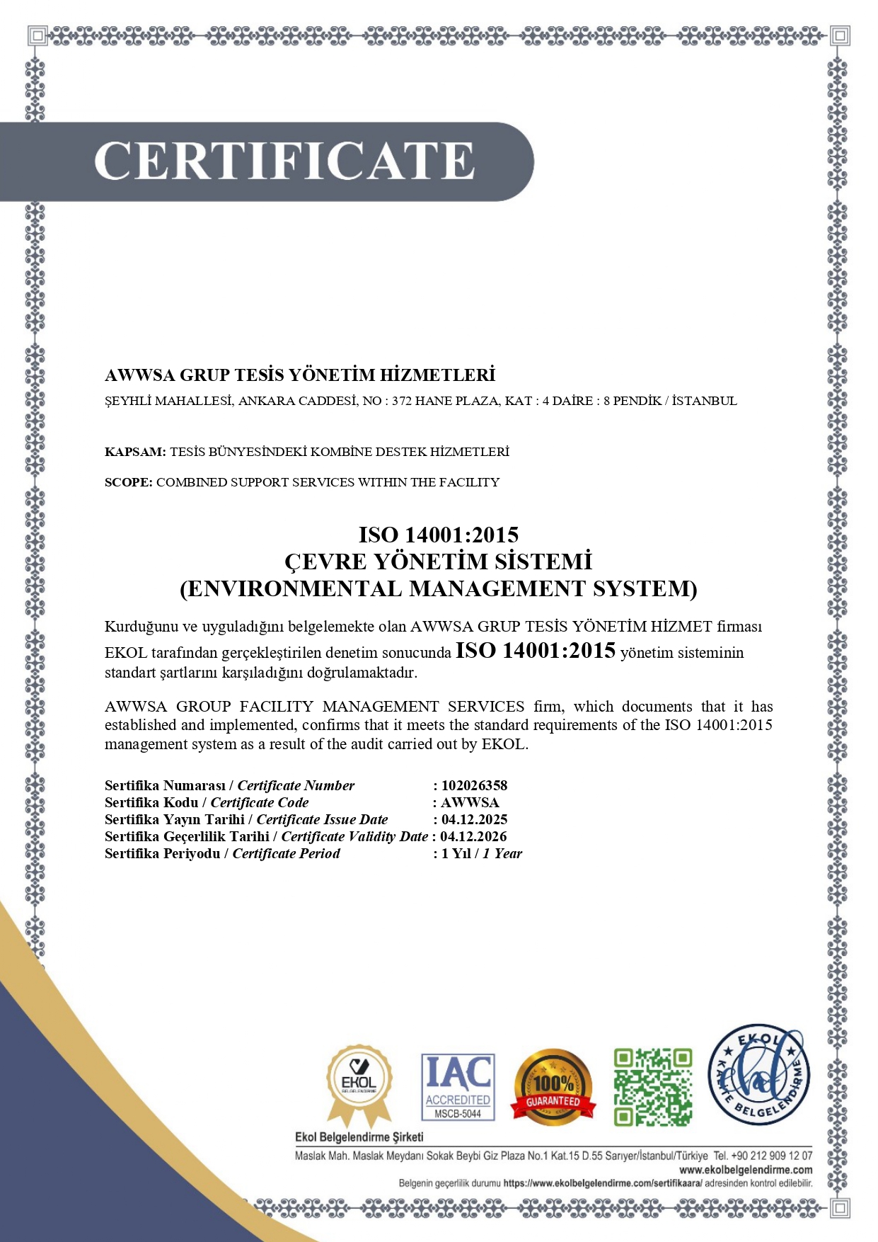 ISO 14001:2015